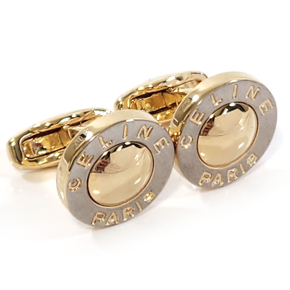 楽天市場】セリーヌCELINE カフス カフリンクス カフスボタン メンズ