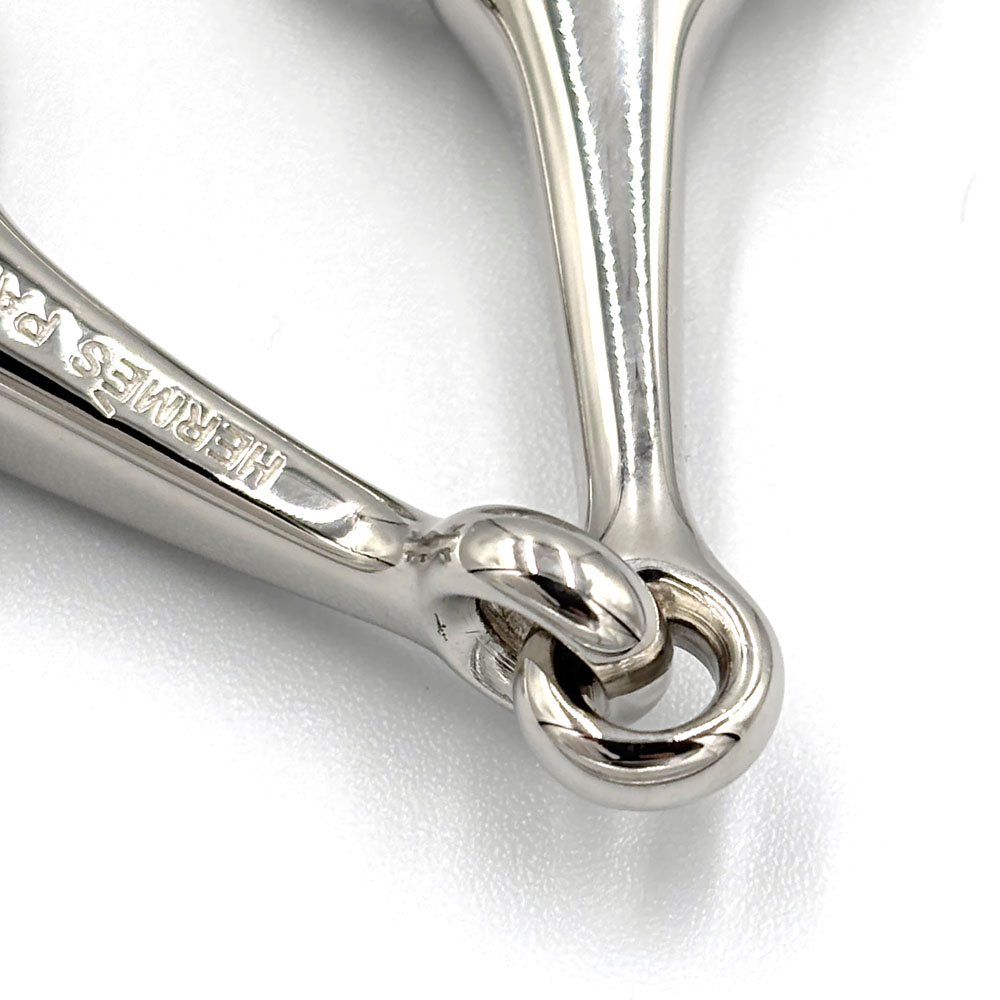 楽天市場】エルメス HERMES モールドゥ スカーフリング シルバー