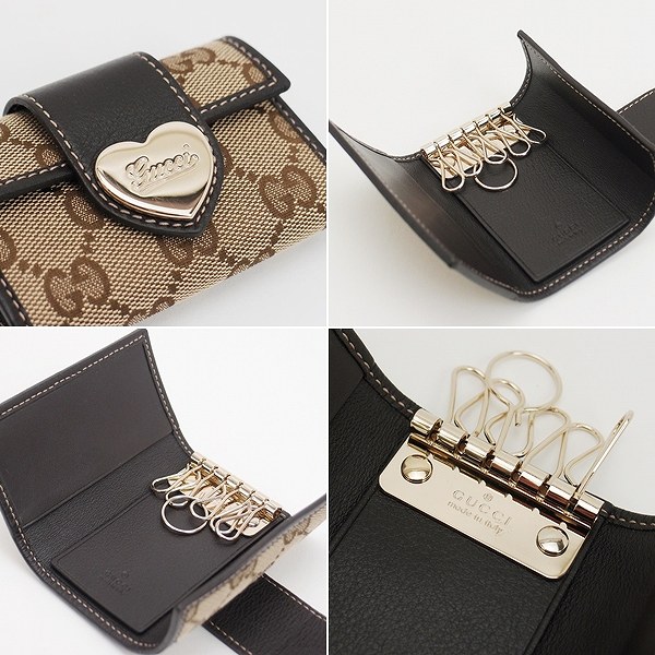 楽天市場】グッチ GUCCI キーケース GG 6連 ハート キーケース 203551