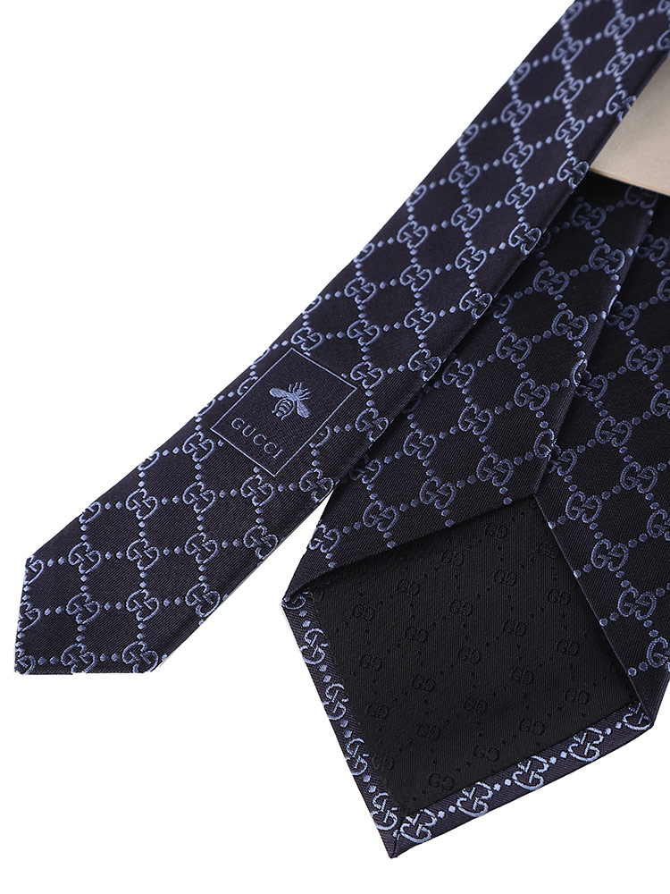 楽天市場】グッチ GUCCI ネクタイ GG総柄 紺 ネービー ブランド