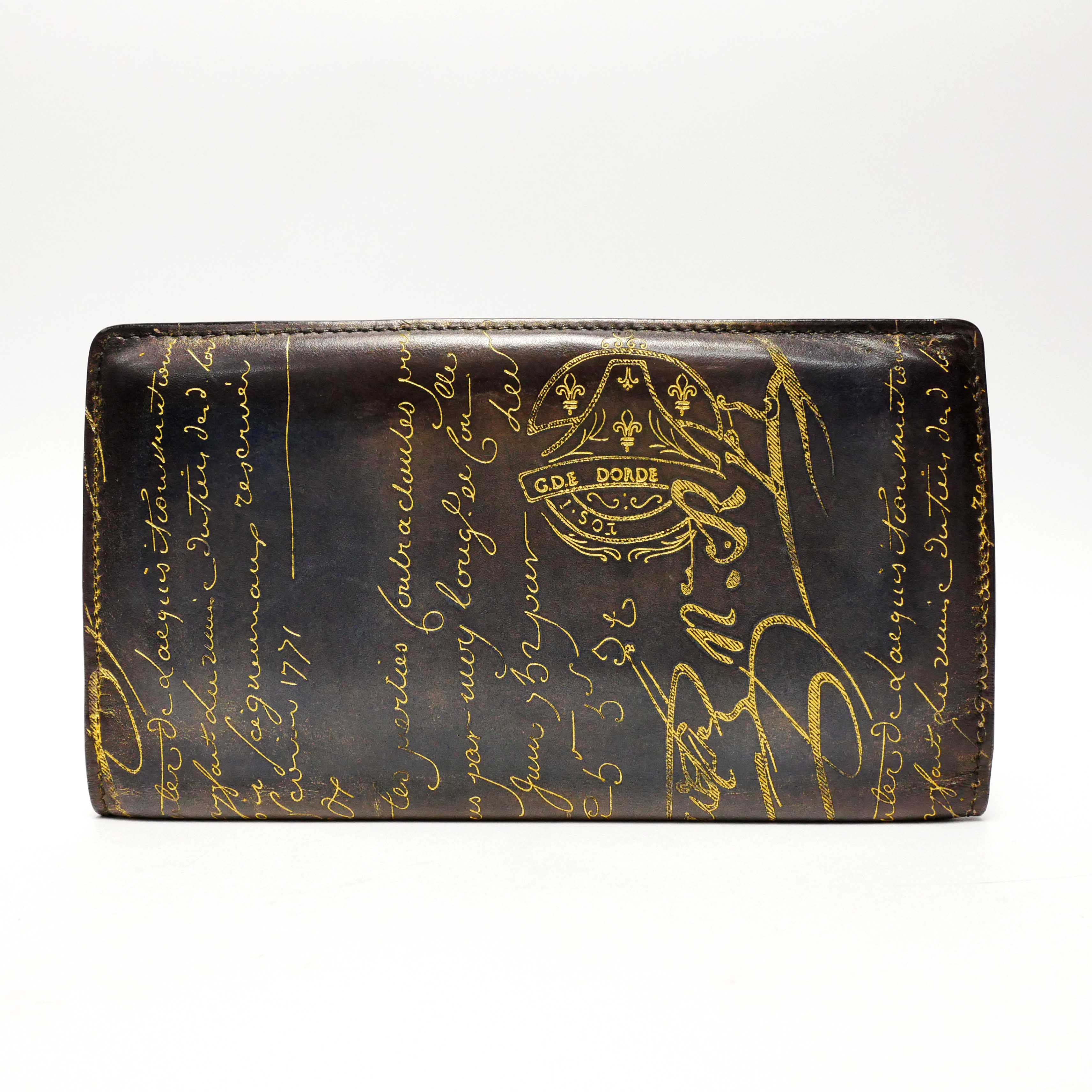 楽天市場】【中古】【良い】 Berluti ベルルッティ 長財布 二つ折り