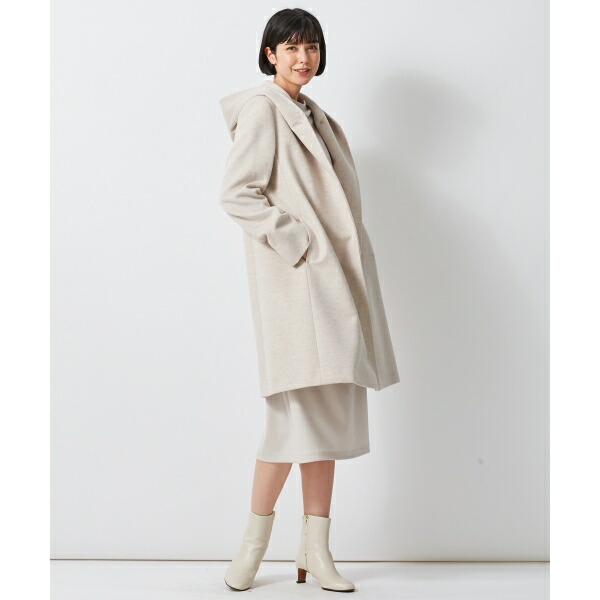 楽天市場】ウールアンゴラビーバー フーデッド コート／23区 : 丸井