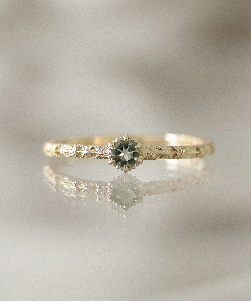 楽天市場】K10 Lucia モルダバイト リング／ノワール ド プーペ（NOIR