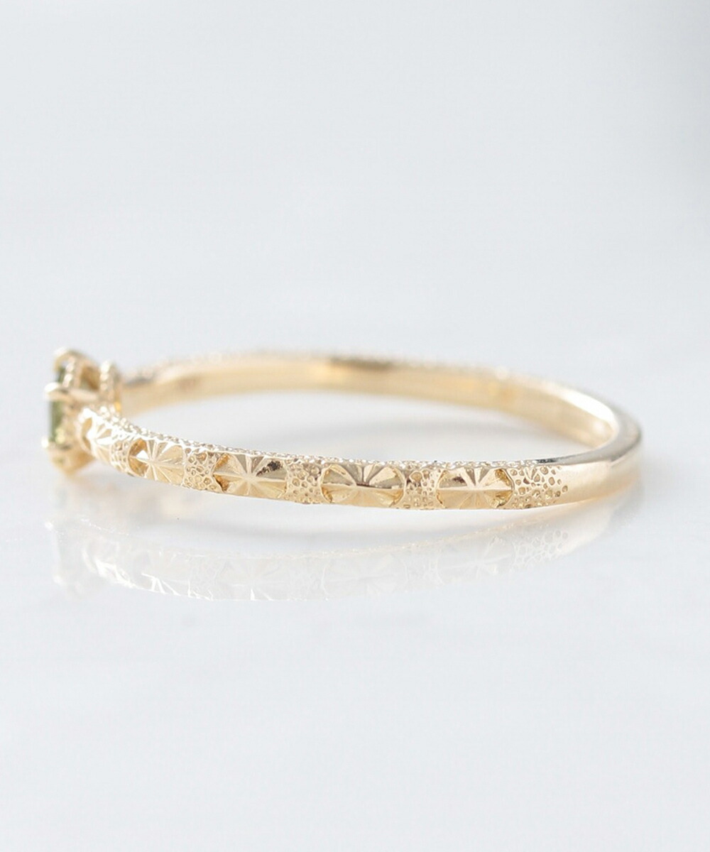 楽天市場】K10 Lucia モルダバイト リング／ノワール ド プーペ（NOIR