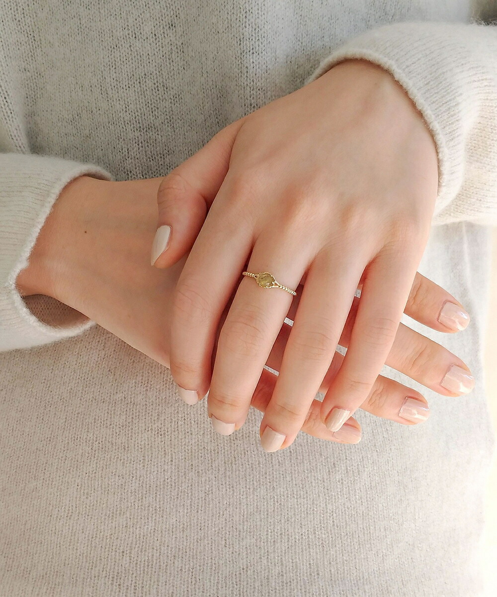 楽天市場】K10 Lucia ルチルクォーツ リング／ノワール ド プーペ