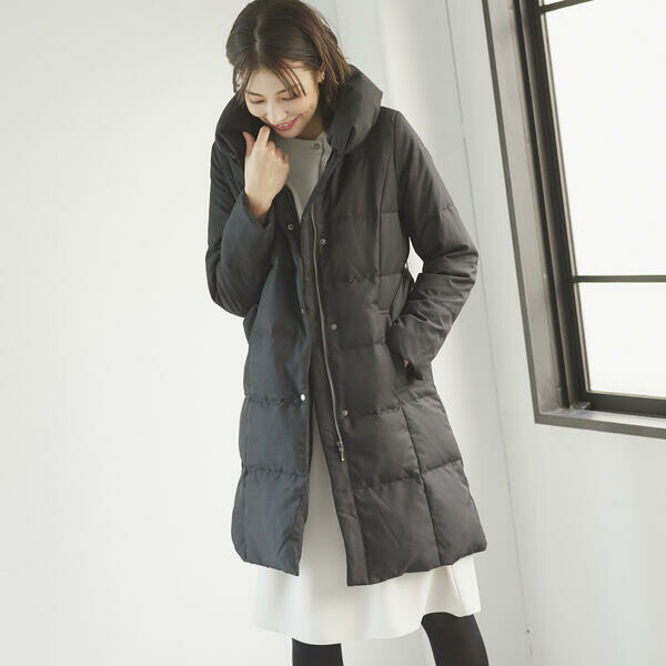楽天市場】ショールカラーミドル丈ダウンコート／ケティ（ketty