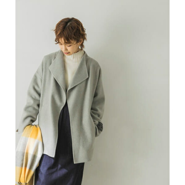 楽天市場】シャンブレーウールリバーショートコート／アーバンリサーチ