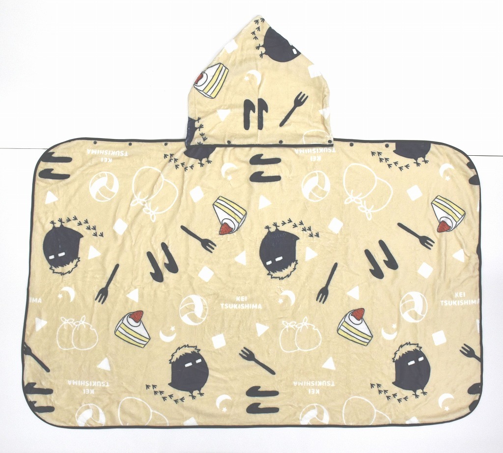 楽天市場】ハイキュー!! 月島ガラス ブランケット／ブラックバルーン
