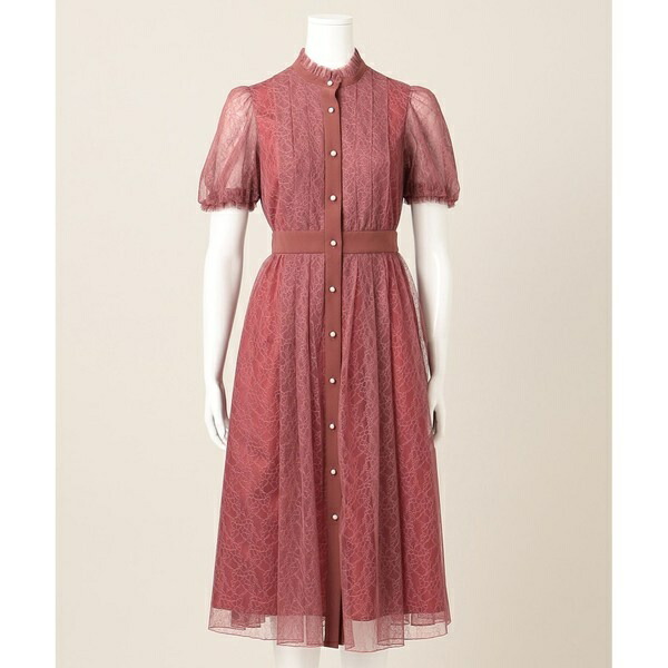 楽天市場】【APPLAUDIR】総レース タックディテール ドレス／23区