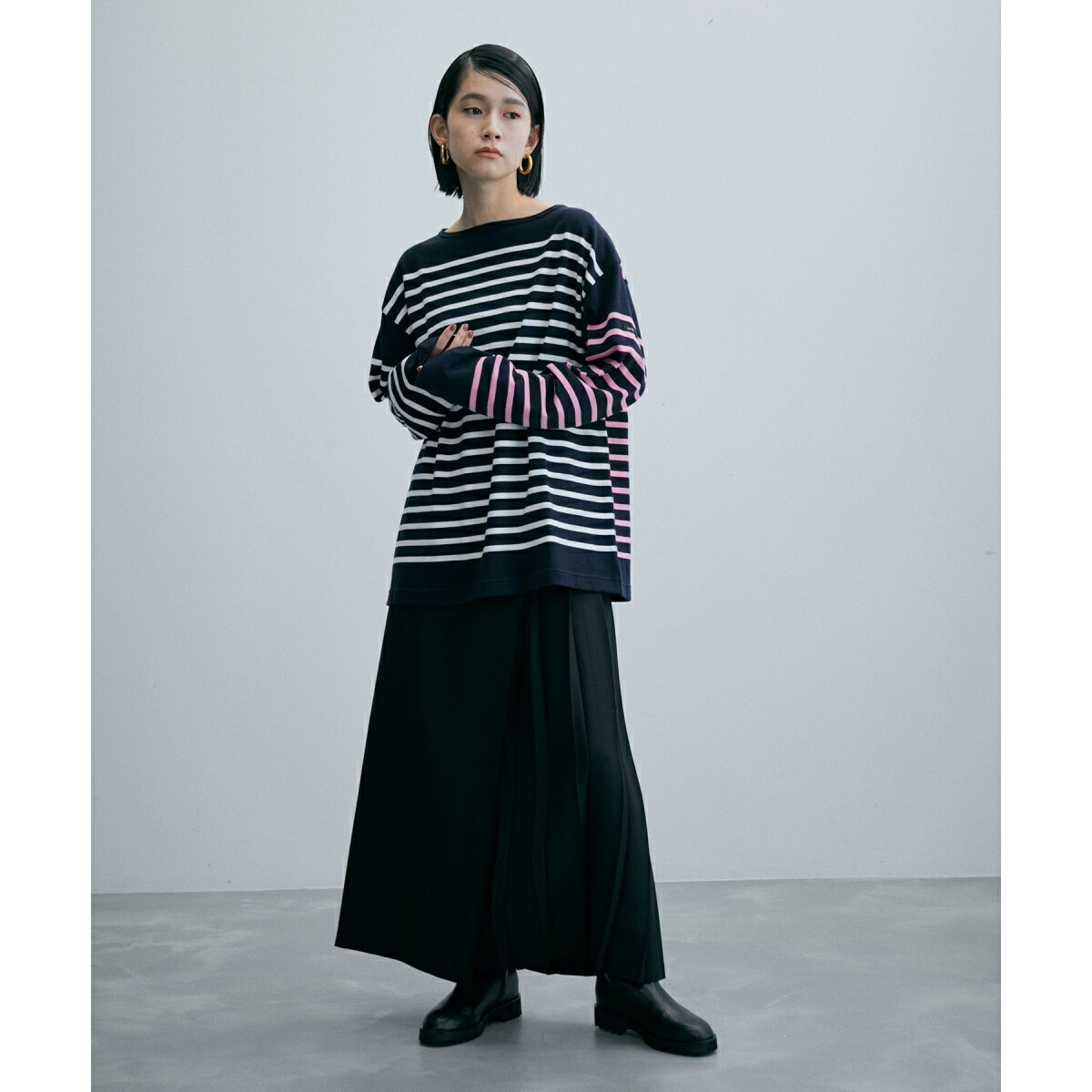 楽天市場】【G.F.G.S. for ADAM ET ROPE'】別注ボートネックボーダー