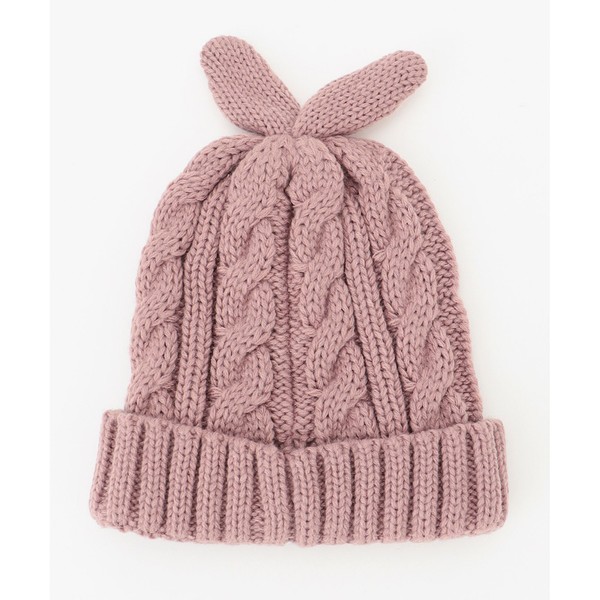 楽天市場】アニマルミミ付きニット帽／エニィファム（any FAM） : 丸井