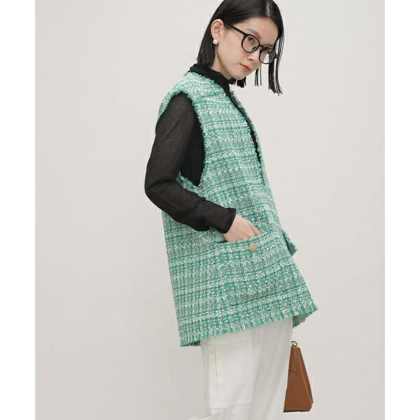 楽天市場】LB.03／ミックスツイードベスト／ナノユニバース（NANO