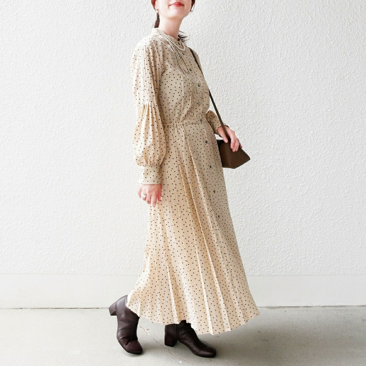 楽天市場】【WEB限定】〈手洗い可能〉ドット / 花柄 バンドカラー