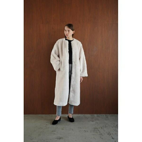 楽天市場】CLANE／クラネ／MIX FUR COCOON COAT／ミックスファー