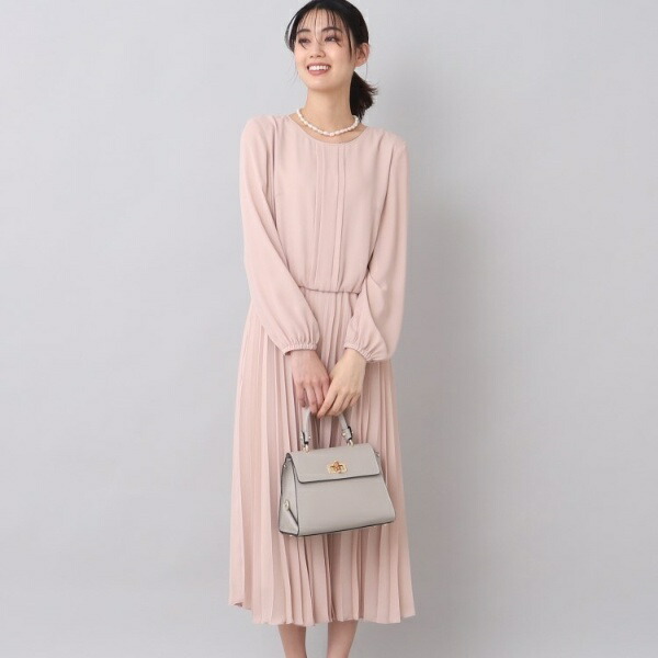 楽天市場】ジョーゼットシフォンプリーツ ワンピース／アンタイトル
