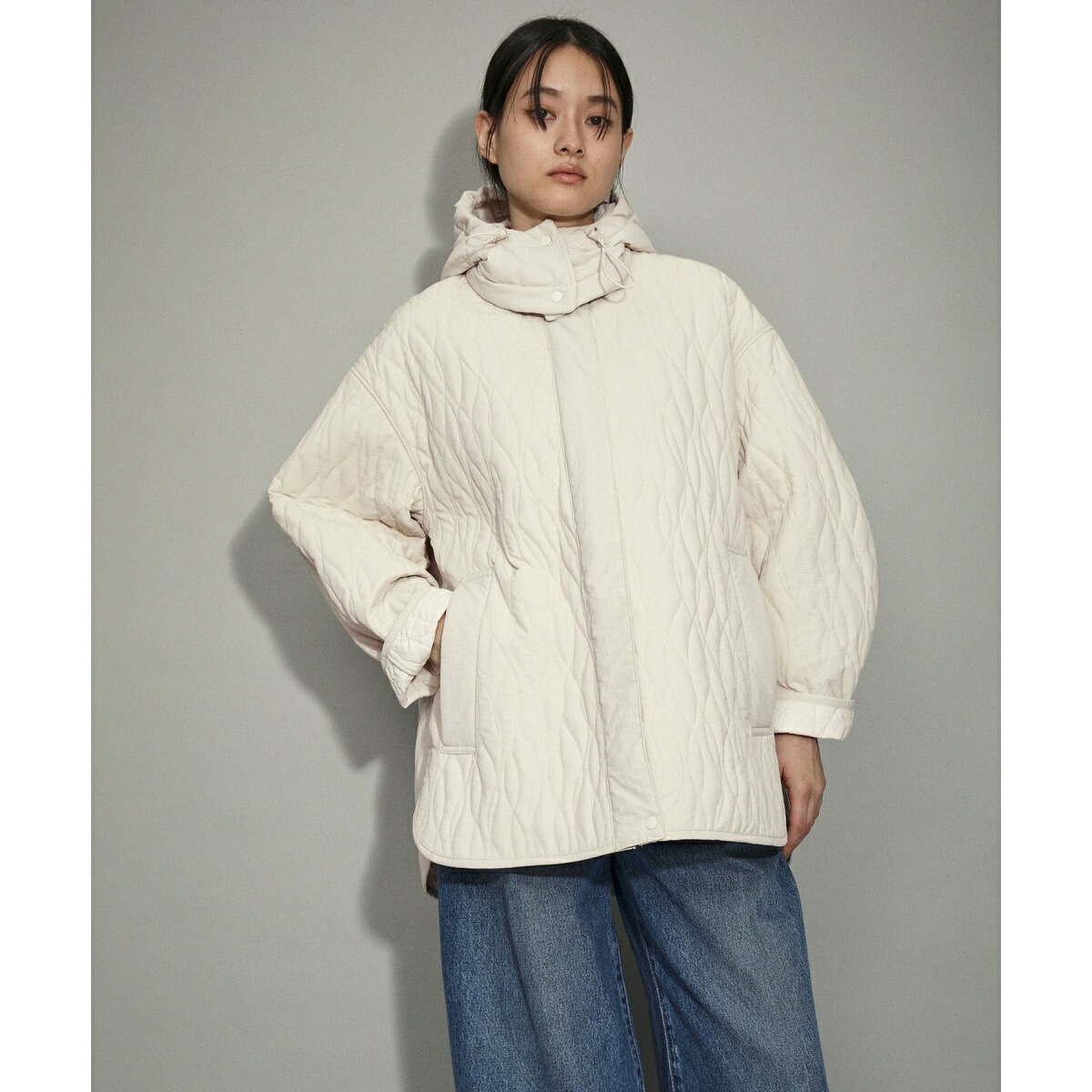 楽天市場】【サステナブル・WEB限定】3WAYフーディキルティング