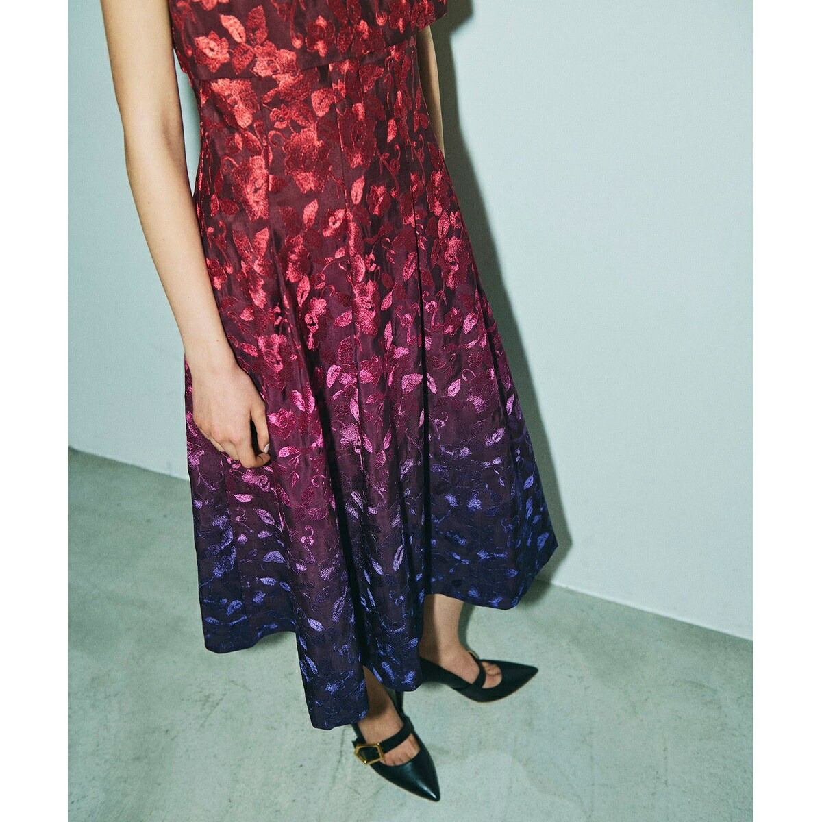 楽天市場】グラデプリント刺繍ワンピース／グレースコンチネンタル