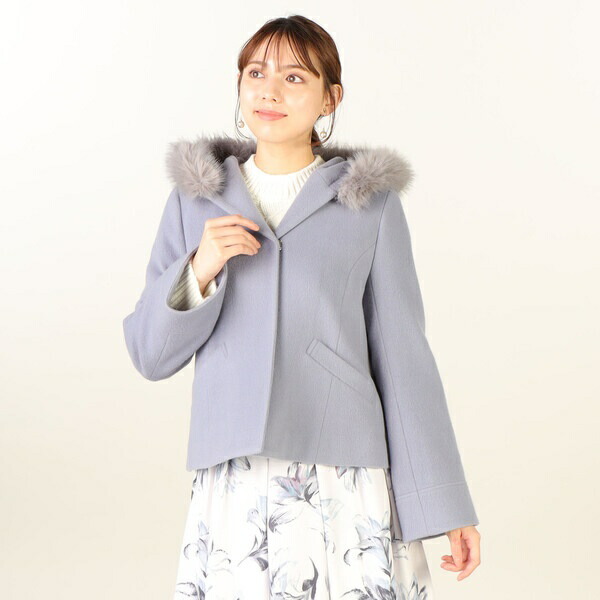 楽天市場】フードファーショートコート／レッセパッセ（LAISSE PASSE