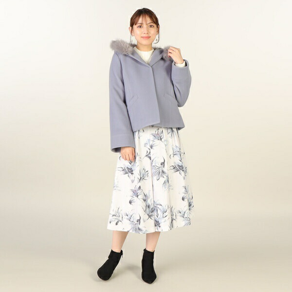 楽天市場】フードファーショートコート／レッセパッセ（LAISSE PASSE