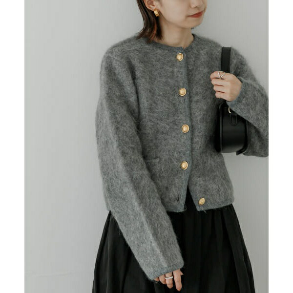 楽天市場】アルパカシャギーGOLDボタンカーディガン／アーバンリサーチ