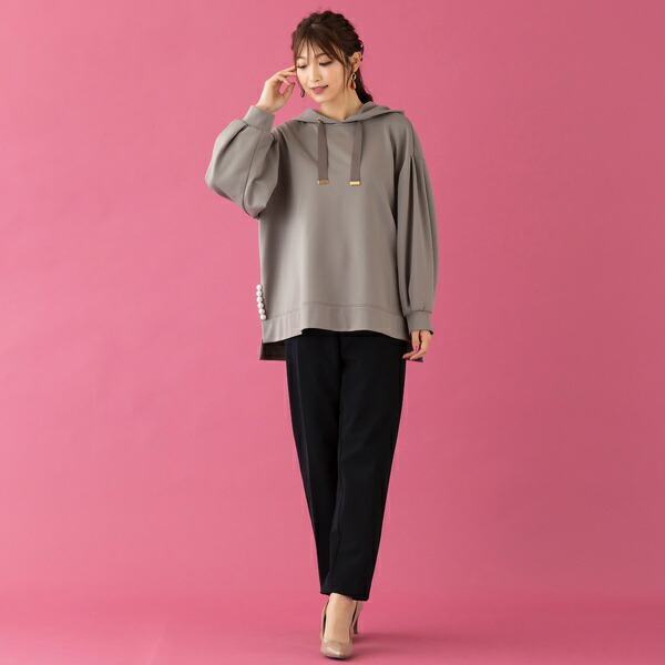 楽天市場】パール付きオーバーサイズパーカー／ローズティアラ（Rose