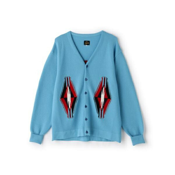 楽天市場】NEEDLES(ニードルズ) V NECK CARDIGAN - CHIMAYO／ビー