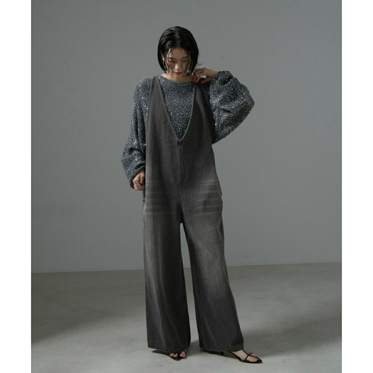 楽天市場】【WEB限定】デニムサロペット／サロン アダム エ ロペ