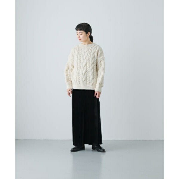 楽天市場】ペルーアランクルーネックニット／かぐれ（kagure） : 丸井