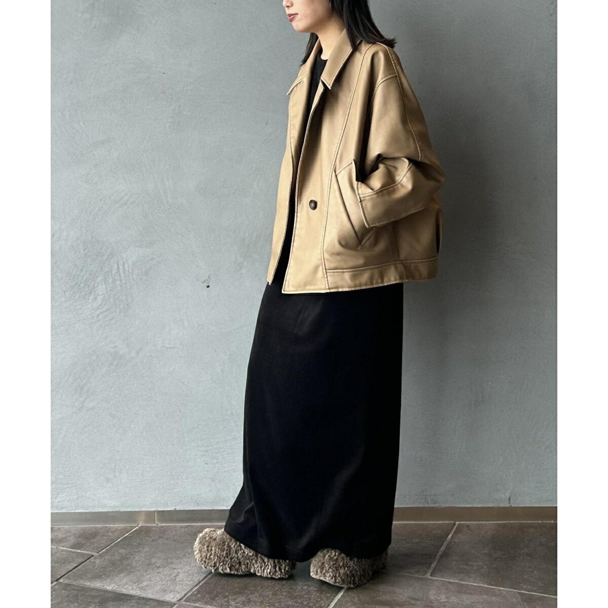 楽天市場】シンセティックレザージャケット／アダムエロペ（ADAM ET