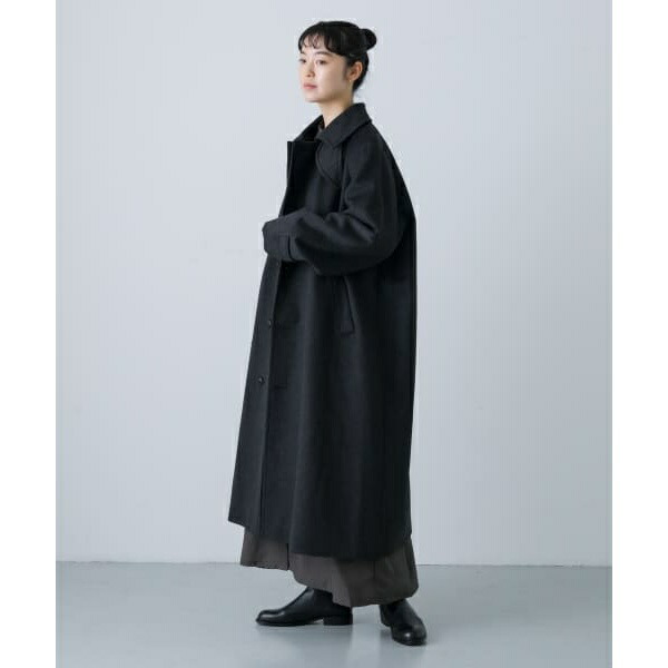 楽天市場】ウールシングルロングPコート／かぐれ（kagure） : 丸井