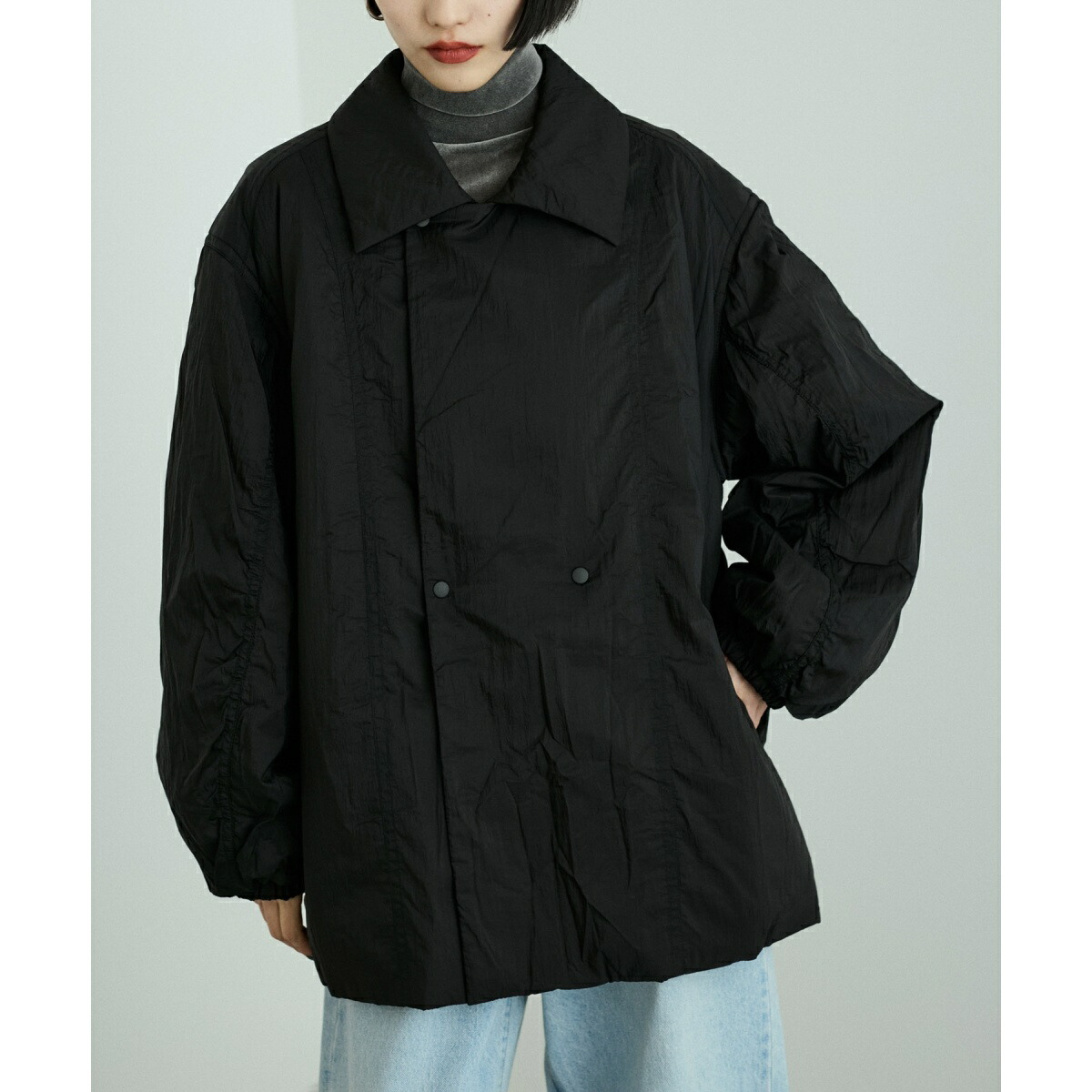 楽天市場】パテッドステンカラーブルゾン／アダムエロペ（ADAM ET ROPE