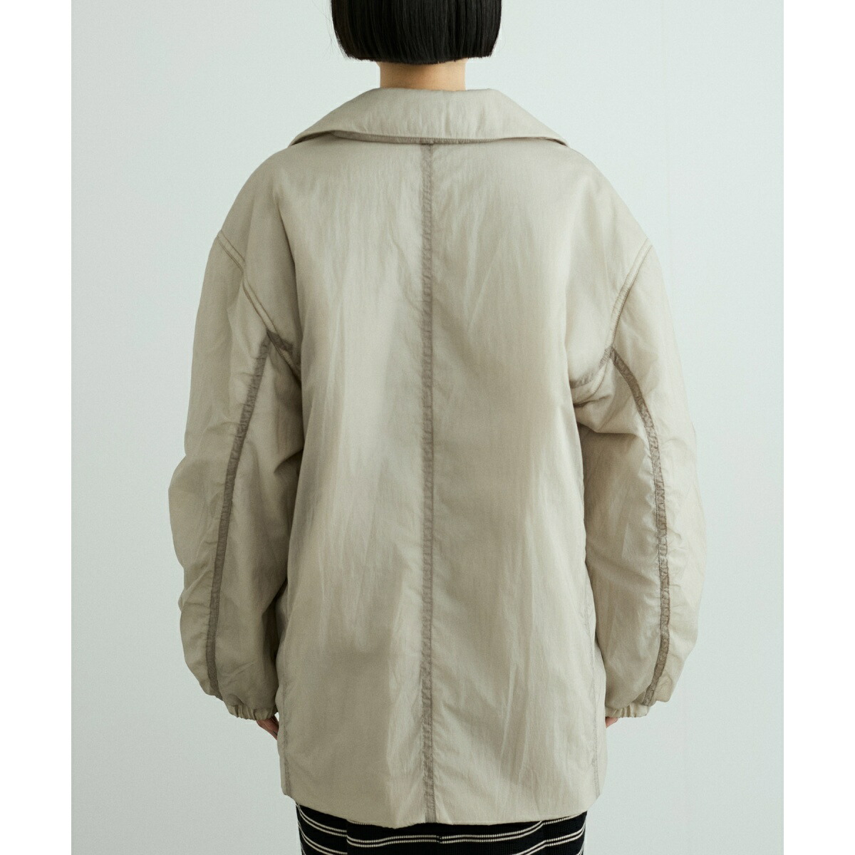 楽天市場】パテッドステンカラーブルゾン／アダムエロペ（ADAM ET ROPE