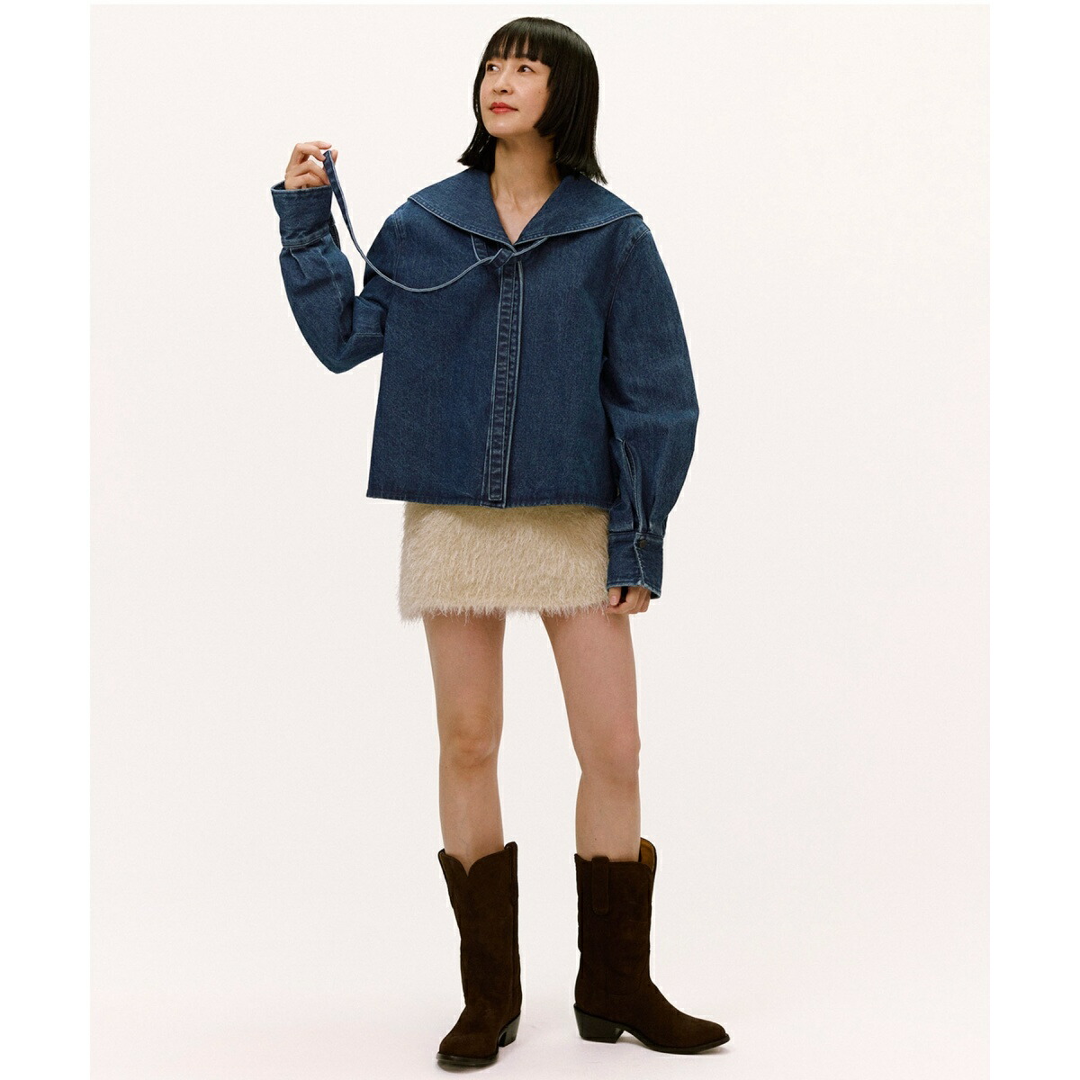 楽天市場】【WEB限定・サステナブル】[ nagisa×7×AER ]DENIM JACKET