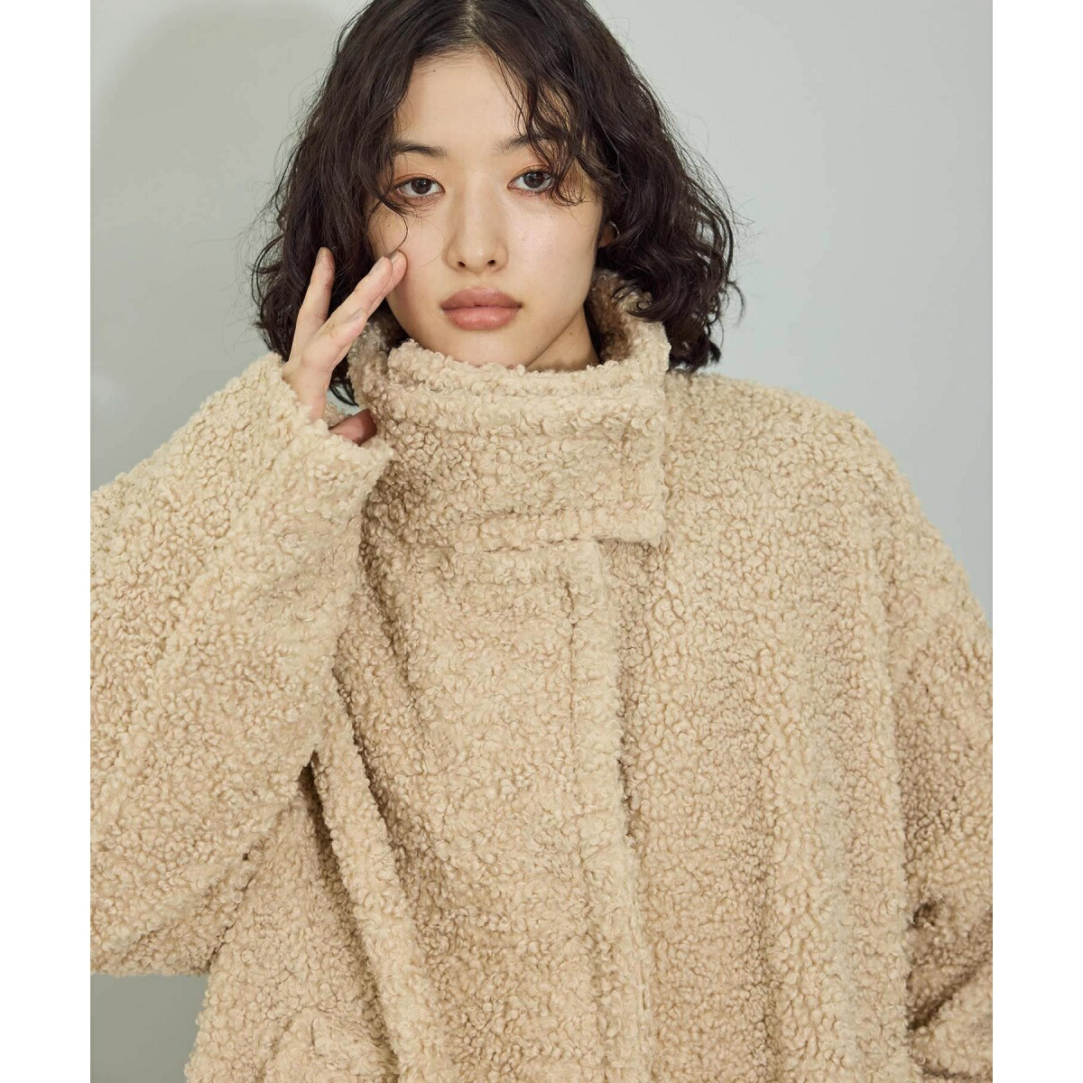 楽天市場】【WEB限定】スタンドカラーボアコート／アダムエロペ（ADAM