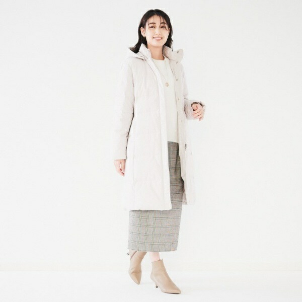 楽天市場】【撥水／洗える／フード取り外し】ファー付きロングダウン