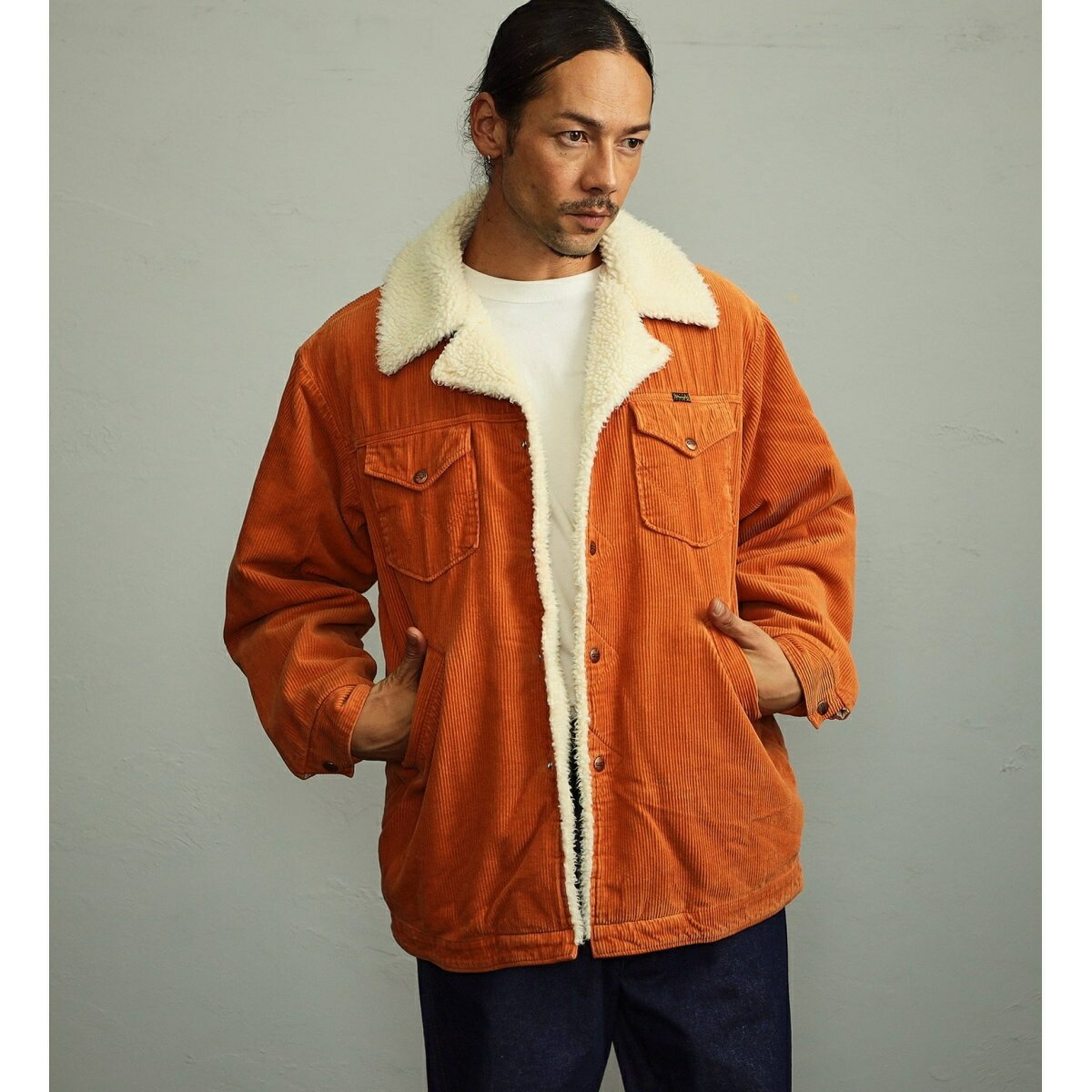 楽天市場】【ユニセックス】【秋冬】 コーデュロイ ボアランチコート