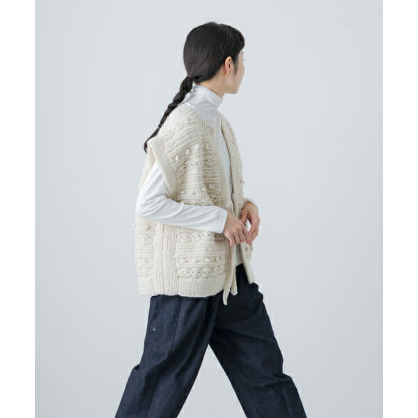 楽天市場】ネパールハンドニットベスト／かぐれ（kagure） : 丸井