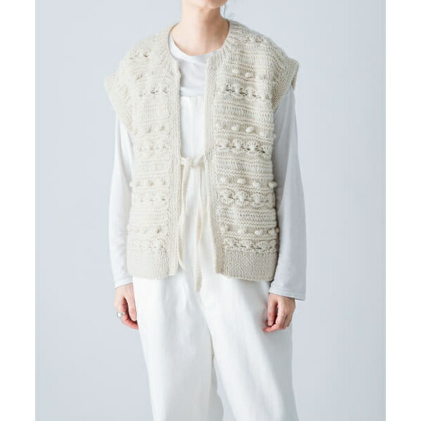 楽天市場】ネパールハンドニットベスト／かぐれ（kagure） : 丸井