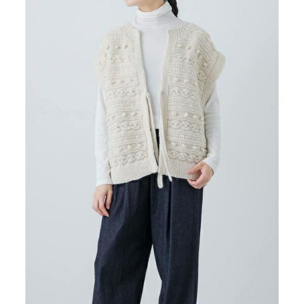 楽天市場】ネパールハンドニットベスト／かぐれ（kagure） : 丸井