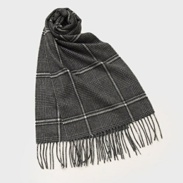 楽天市場】【洗えるベビーカシミヤ】グレンチェック マフラー