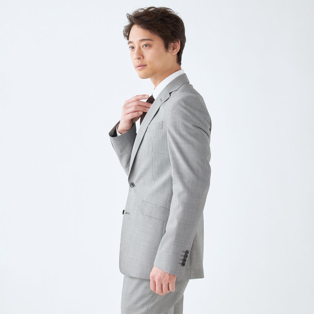 値下※【新品】現行ICB ライトグレー パンツスーツ 春夏 ウォッシャブル