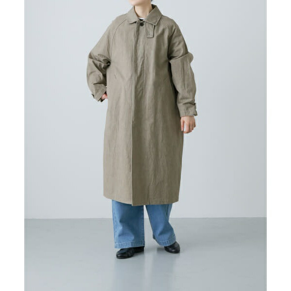 楽天市場】コットンリネンステンカラーコート／かぐれ（kagure