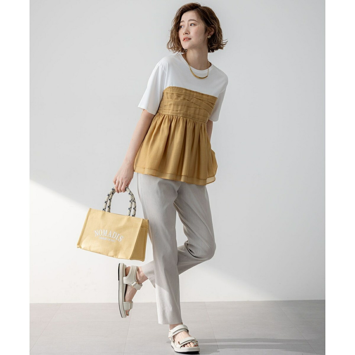 楽天市場】【WEB＆一部店舗限定カラーあり】オーガンジービスチェ