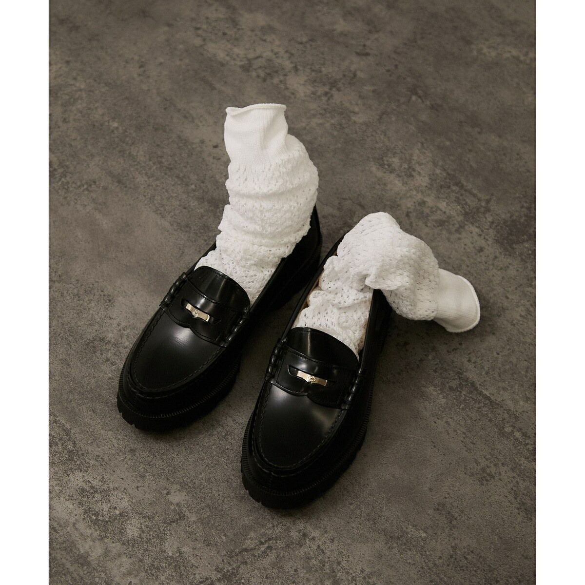 楽天市場】【HARUTA（ハルタ） for SALON】別注ガラスレザーローファー