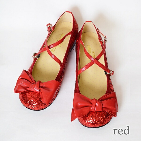 楽天市場】グリッターリボンシューズ／エミリーテンプルキュート