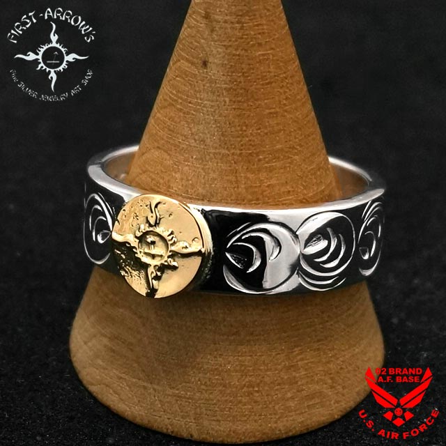 楽天市場】ポイント2倍!!ファーストアローズ カラ草彫りリング FIRST