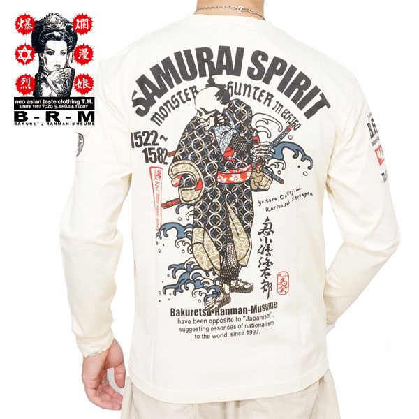 楽天市場】アウトレット!!爆裂爛漫娘 SAMURAI SPIRIT 和柄 長袖Tシャツ