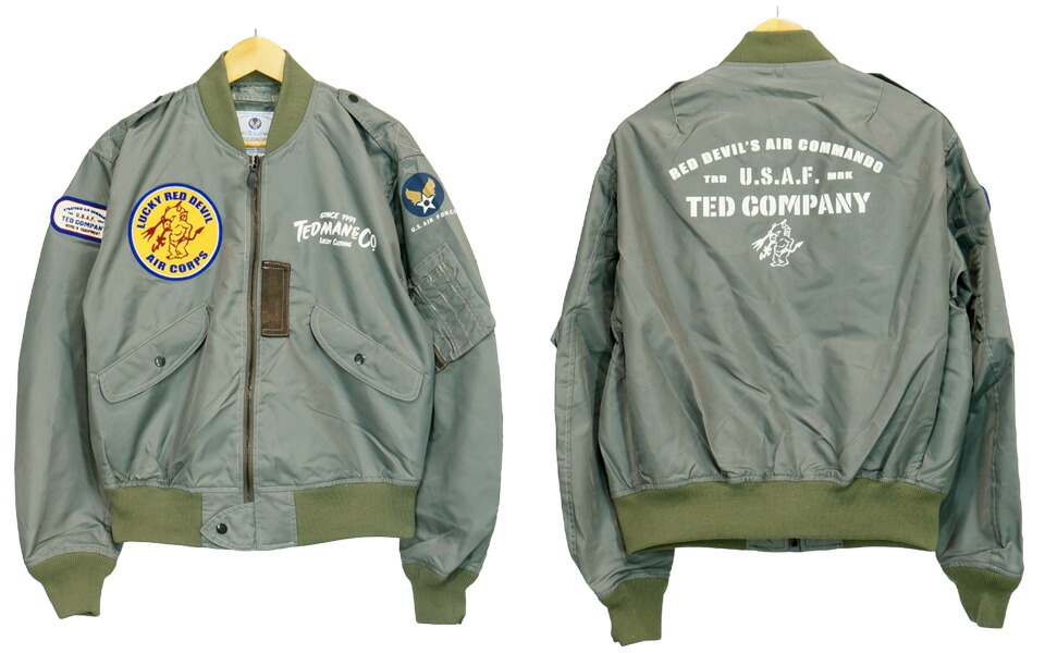 楽天市場】テッドマン TED COMPANY U.S.A.F L-2 フライトジャケット