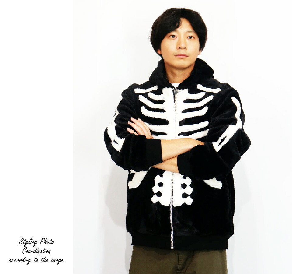 楽天市場】バンソン スケルトンボーン ファージャケット アウター