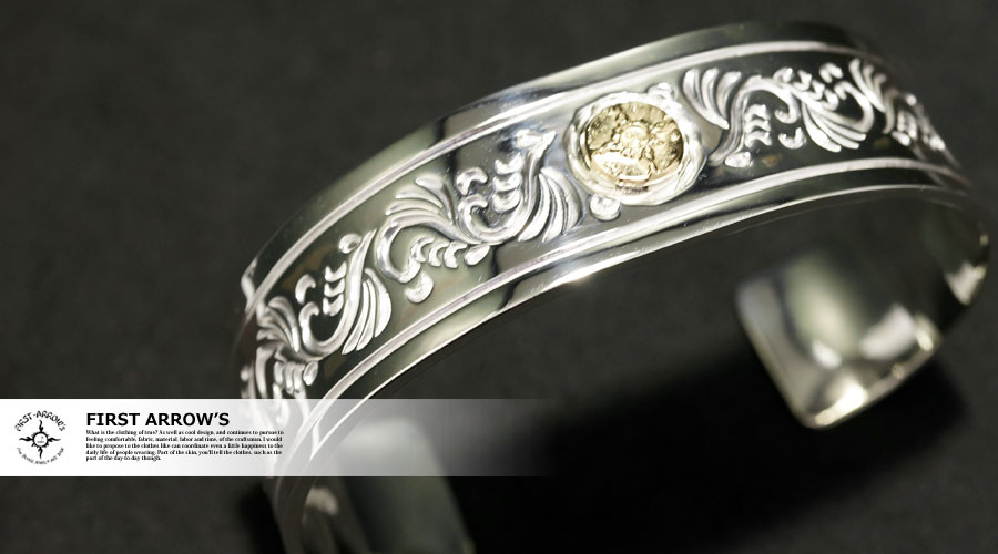 楽天市場】ポイント2倍!!ファーストアローズ 平打20mm唐草彫り